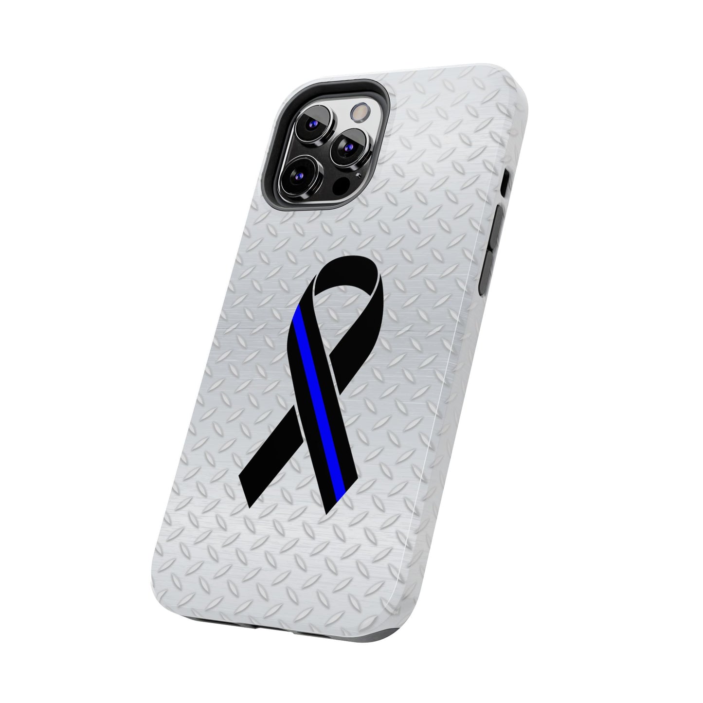 Blue Line Ribbon Tough Phone Cases