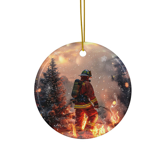 Forest Firefighter Ornament