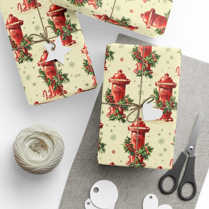 Fire Hydrants Wrapping Paper