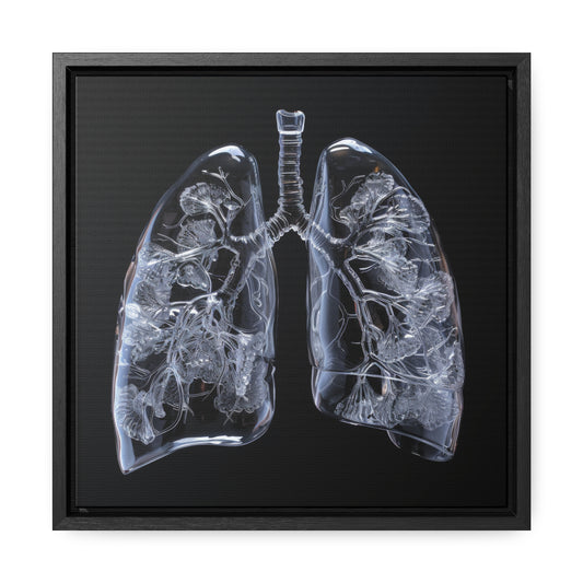 Framed Canvas - Glass Lungs