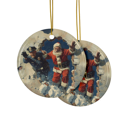 Leap of Faith Police Ornament