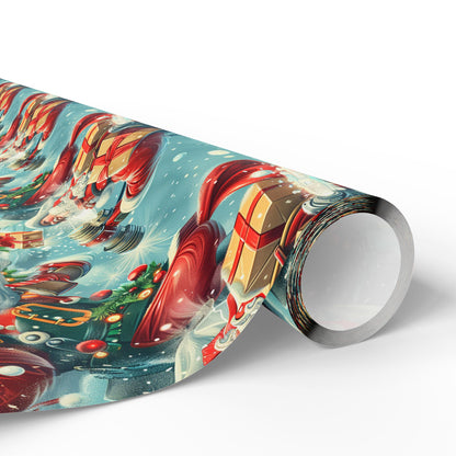 Fun Santa Wrapping Paper