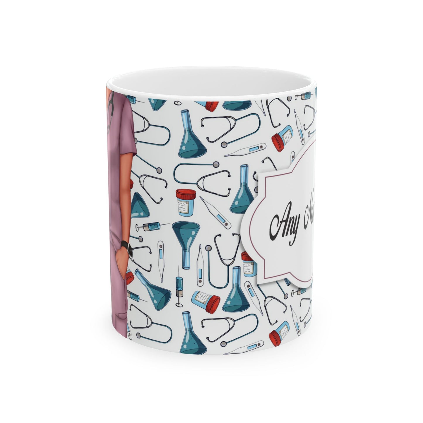 Custom Mug - Pink Scrubs