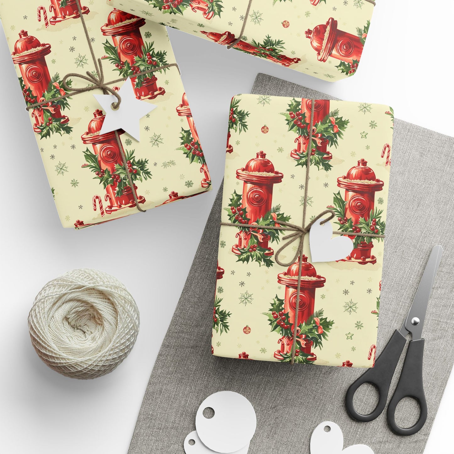 Fire Hydrants Wrapping Paper