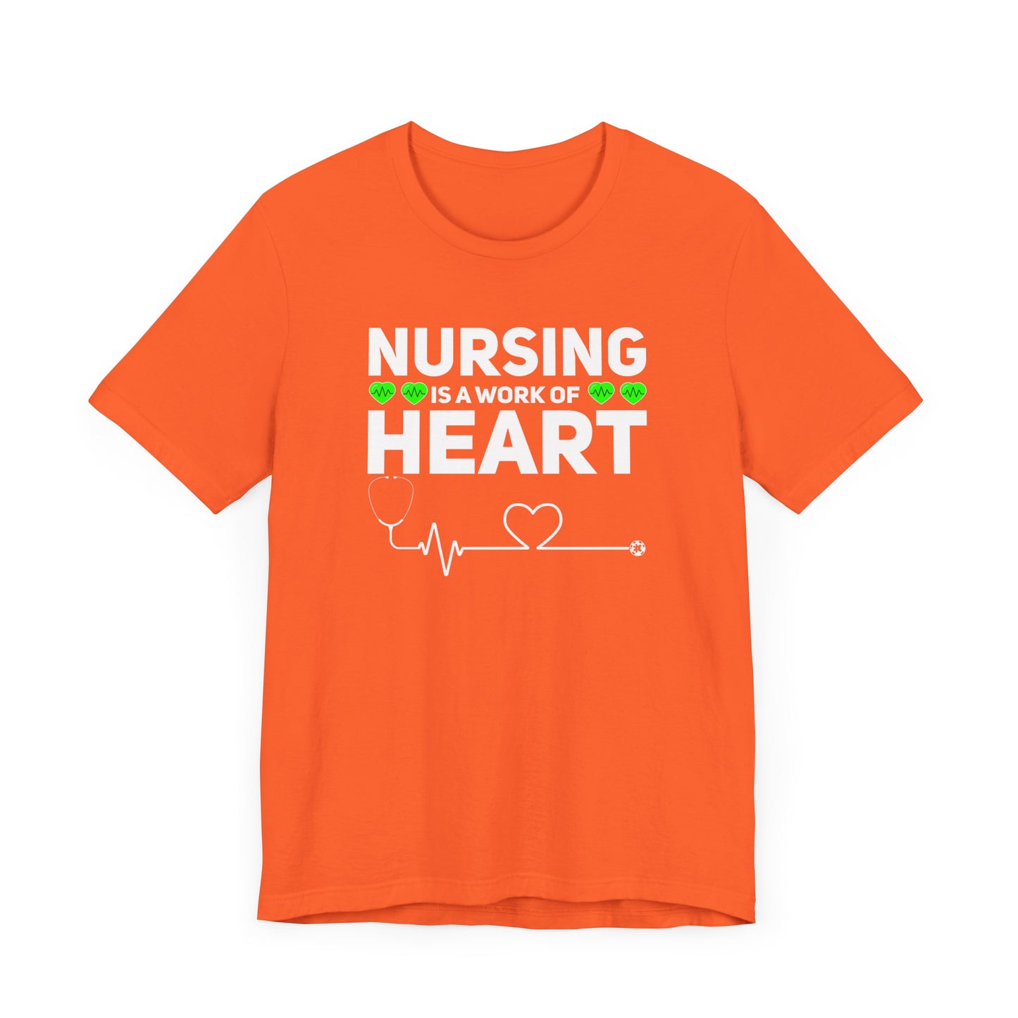 Nursing Is A Work Of Heart T-Shirt