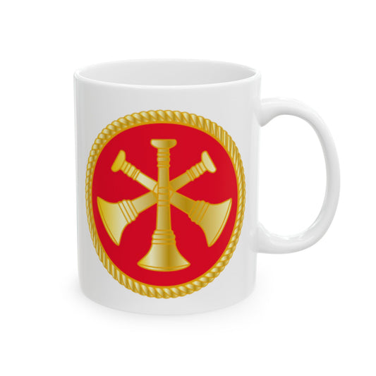 Rank - 3 Bugles - Red Mug