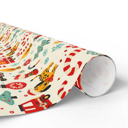 Dalmatians & Engines Wrapping Paper