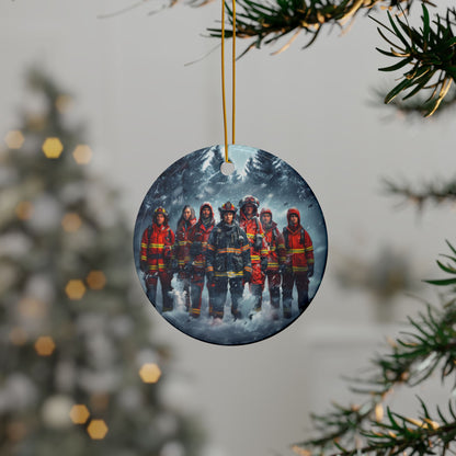 Firefighter Team Ornament