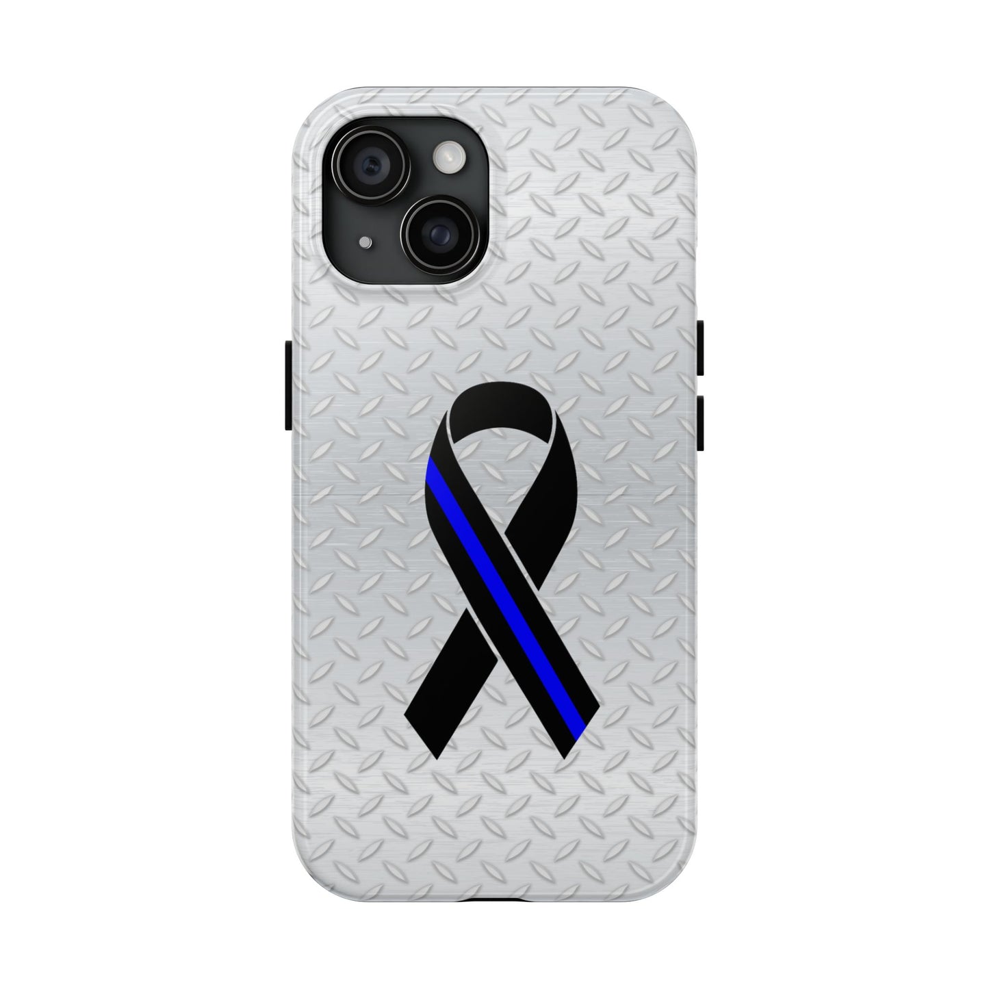 Blue Line Ribbon Tough Phone Cases