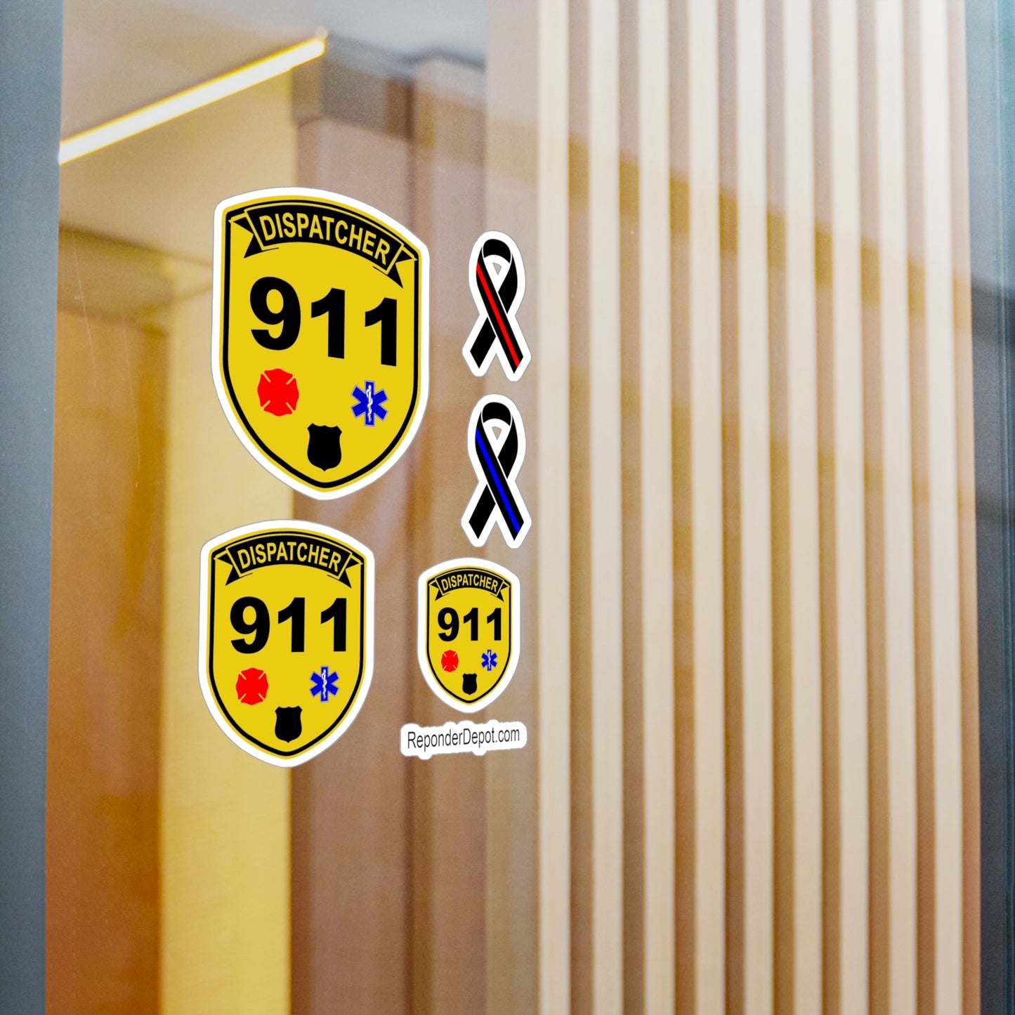 911 Dispatcher Decal Set