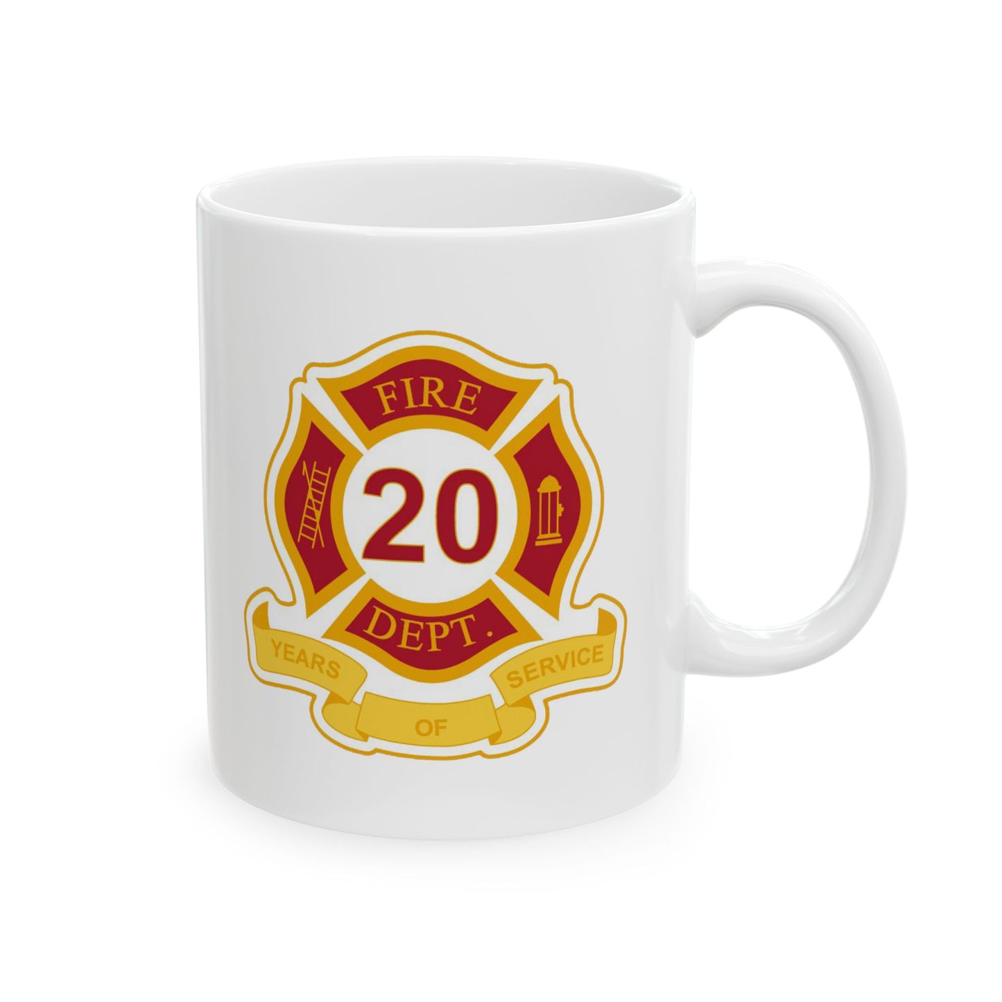 FD 20 Years of Service Mug