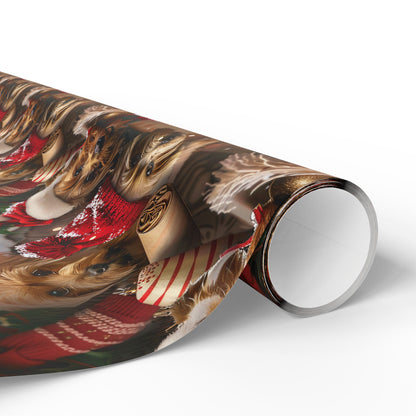 Christmas Dogs Wrapping Paper