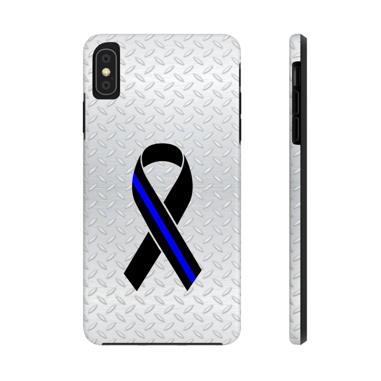 Blue Line Ribbon Tough Phone Cases