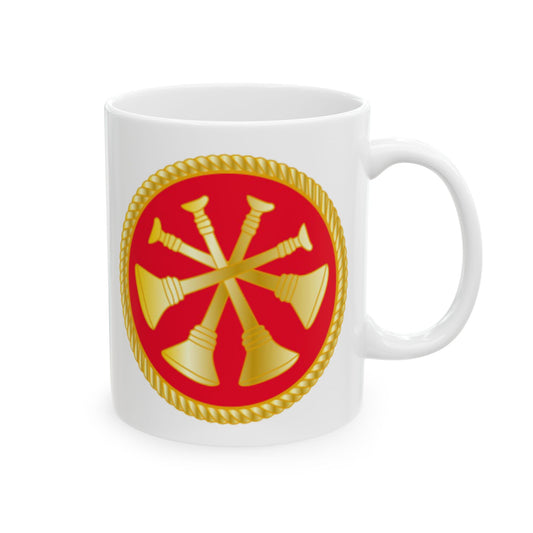 Rank - 4 Bugles - Red Mug