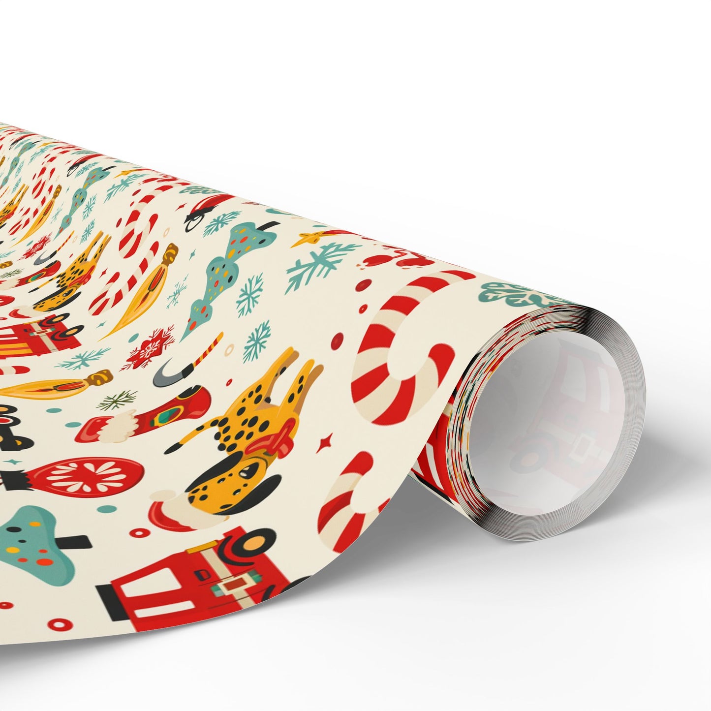 Dalmatians & Engines Wrapping Paper