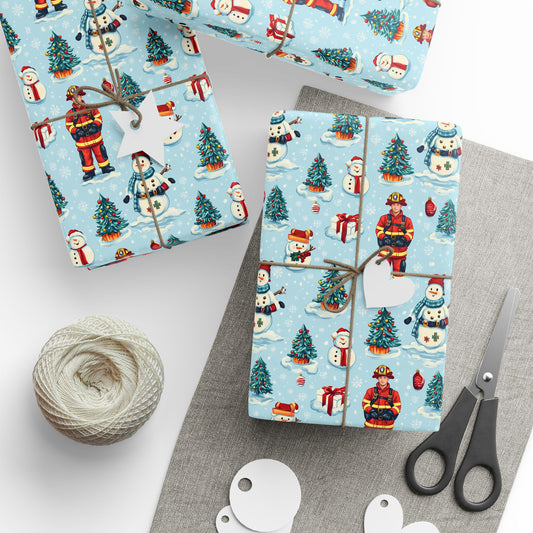 Firefighter Wrapping Paper