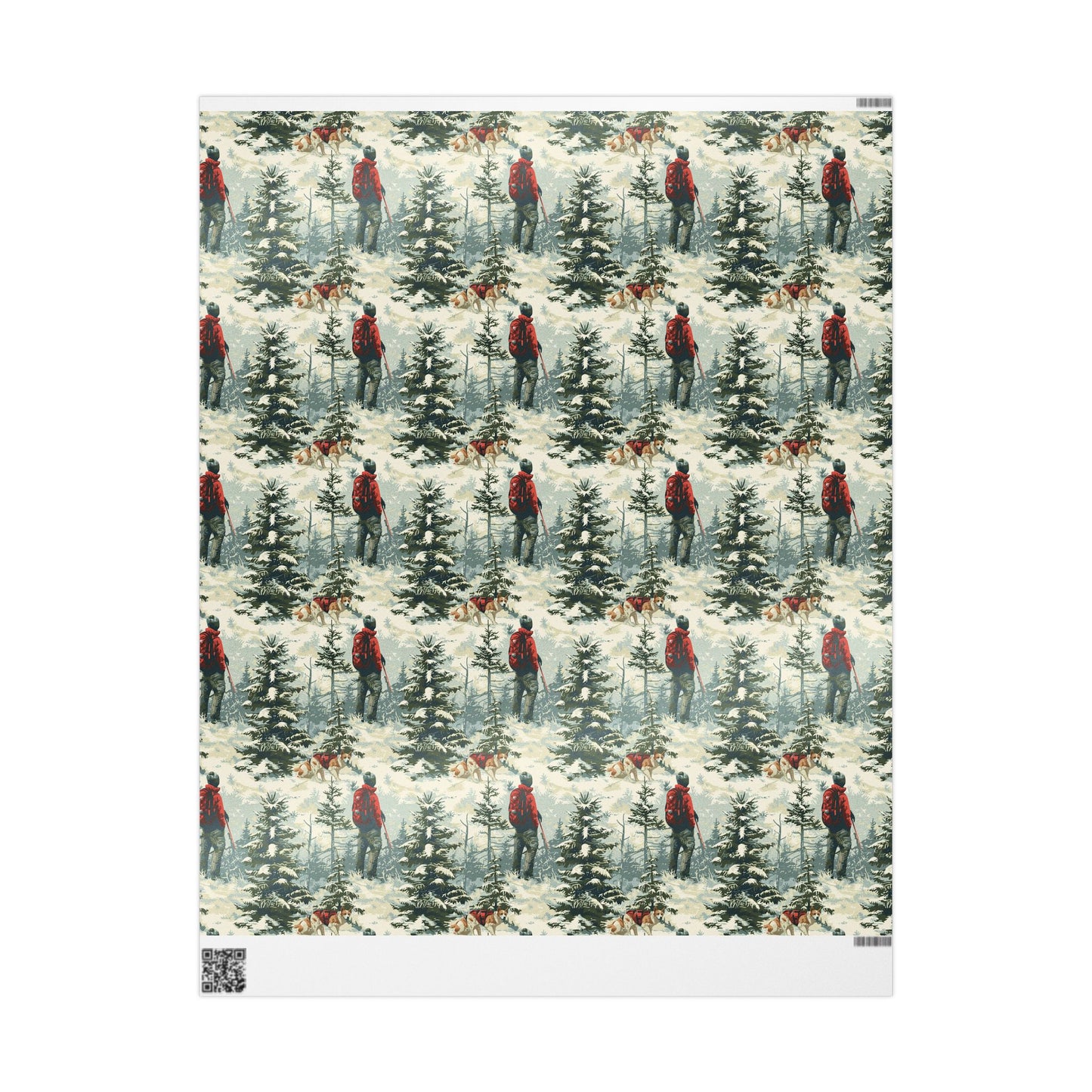 SAR Dog & Handler Wrapping Paper