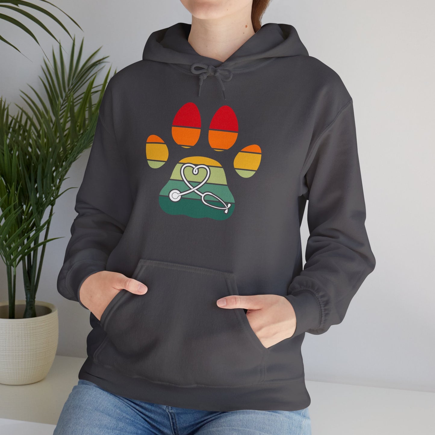 Retro Vintage Vet Tech Hoodie