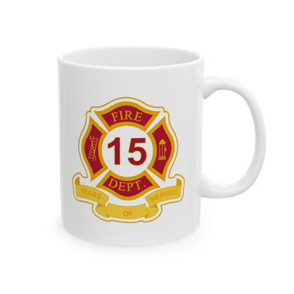 FD 15 Years of Service Mug