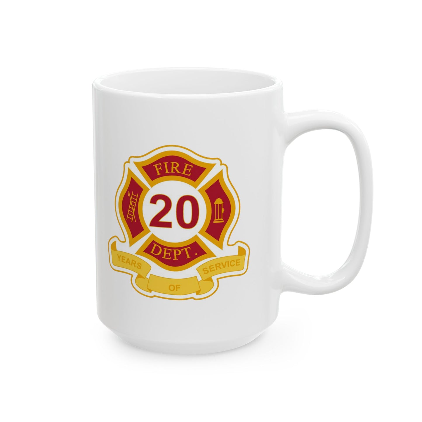 FD 20 Years of Service Mug