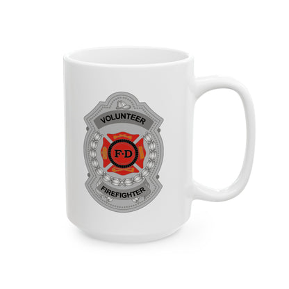 Volunteer Firefighter Badge Mug