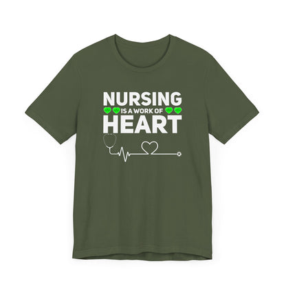 Nursing Is A Work Of Heart T-Shirt