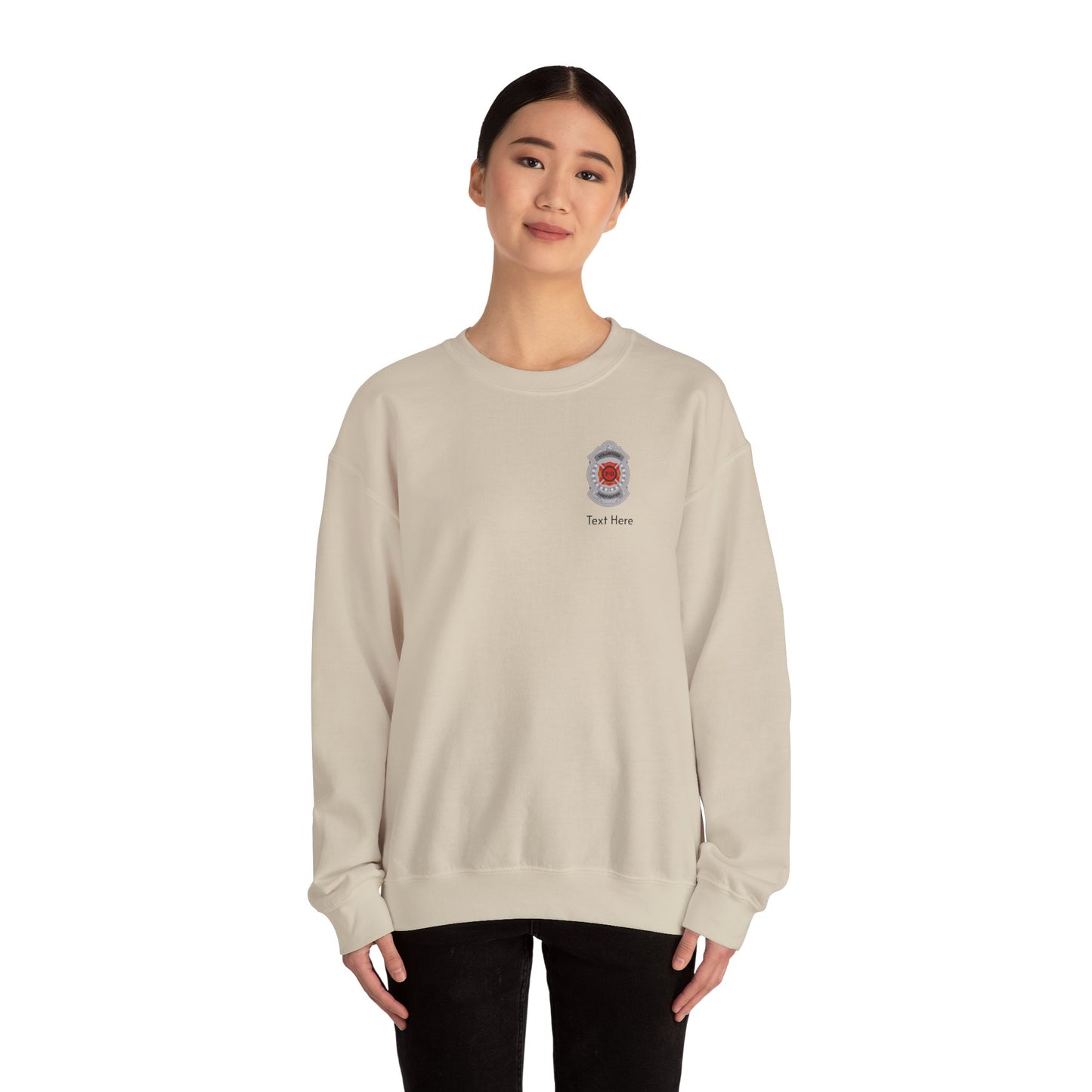 Volunteer Firefighter Badge Sweatshirt