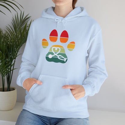 Retro Vintage Vet Tech Hoodie