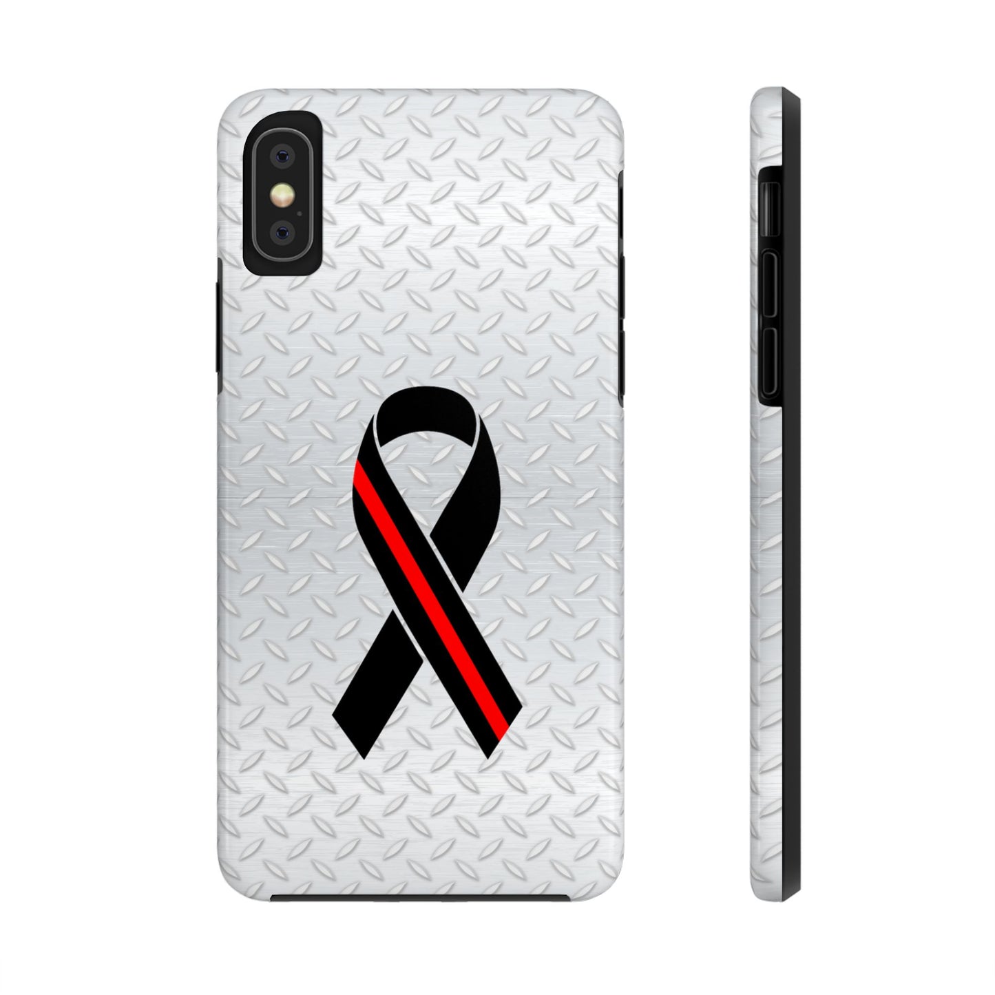 Red Line Ribbon Tough Phone Cases