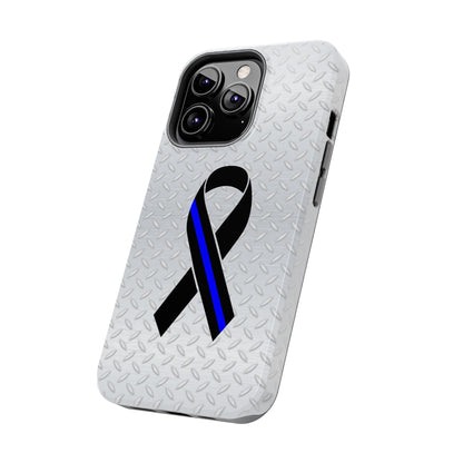 Blue Line Ribbon Tough Phone Cases