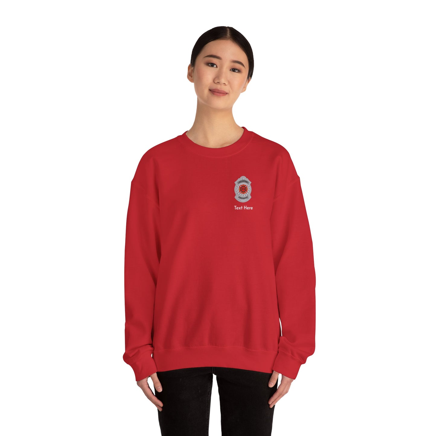 Volunteer Firefighter Badge Sweatshirt