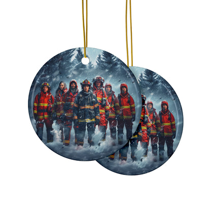 Firefighter Team Ornament