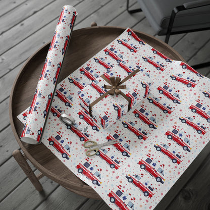 Ambulances Wrapping Paper