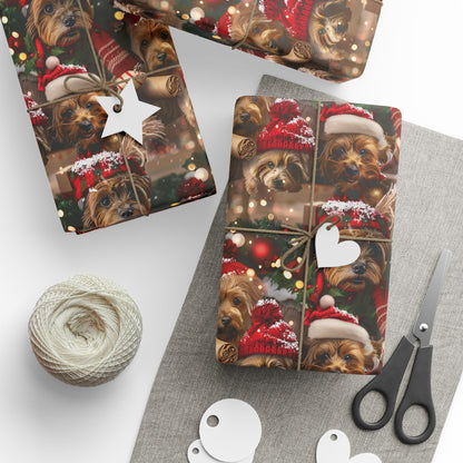 Christmas Dogs Wrapping Paper