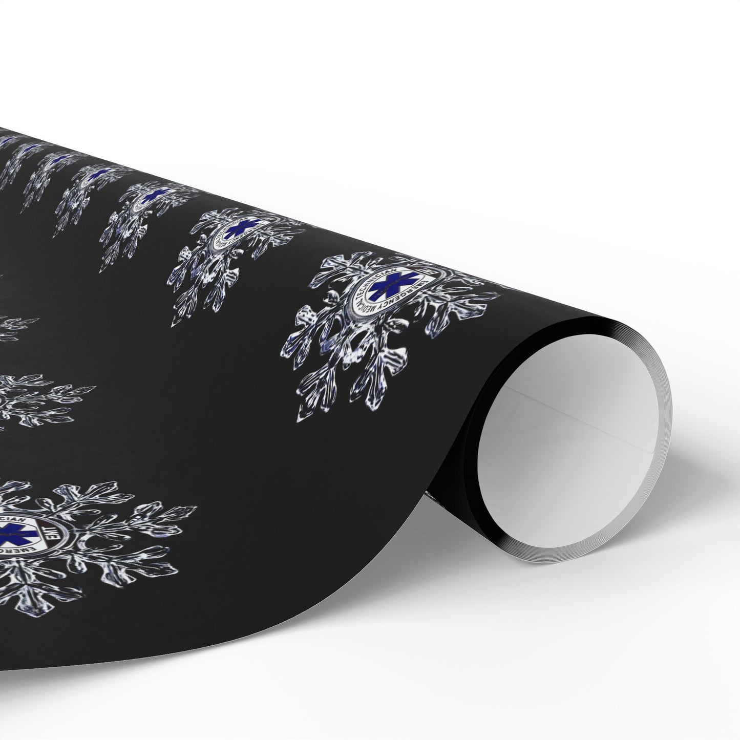 EMT Snowflake Wrapping Paper