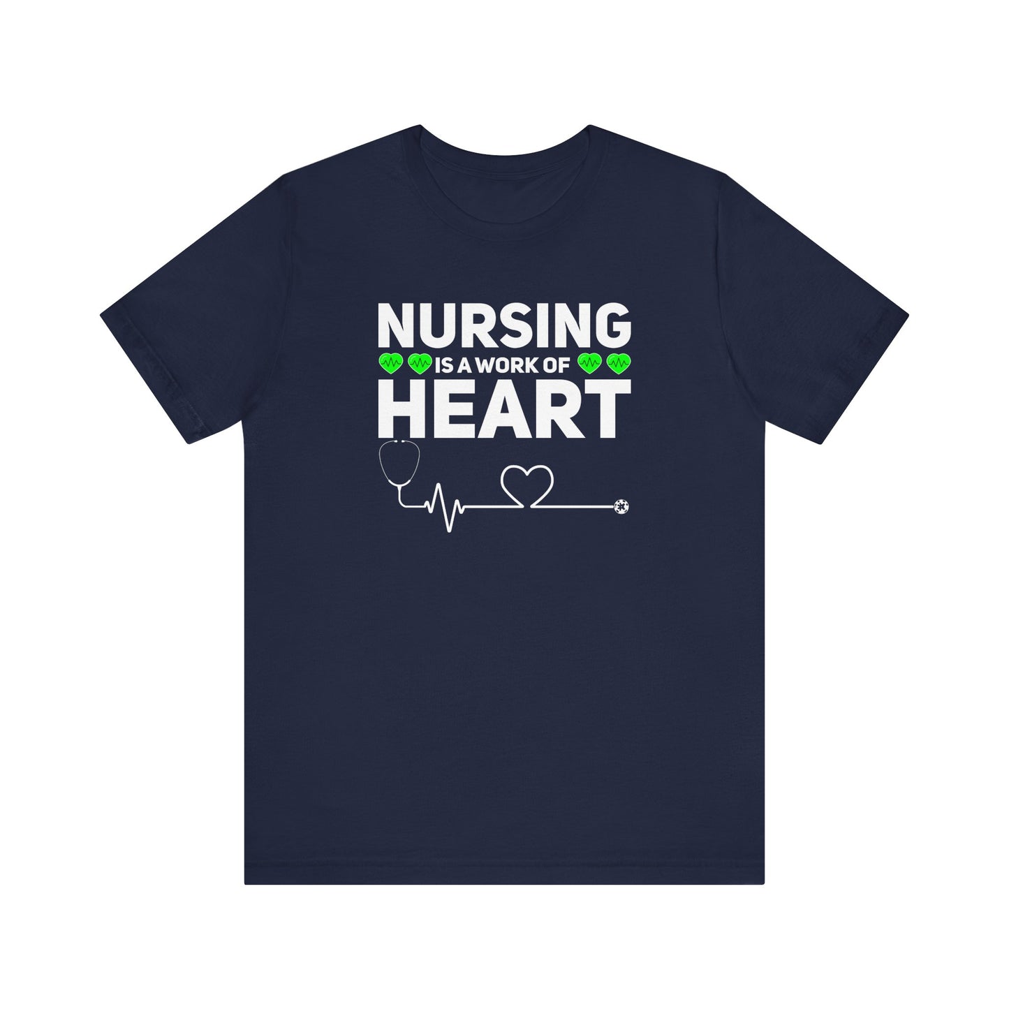 Nursing Is A Work Of Heart T-Shirt