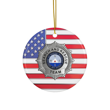 Patriotic SAR Badge Ornament