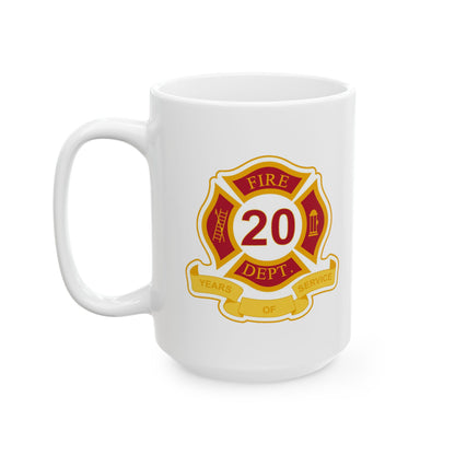 FD 20 Years of Service Mug