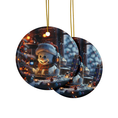 Snowman Call Taker Ornament