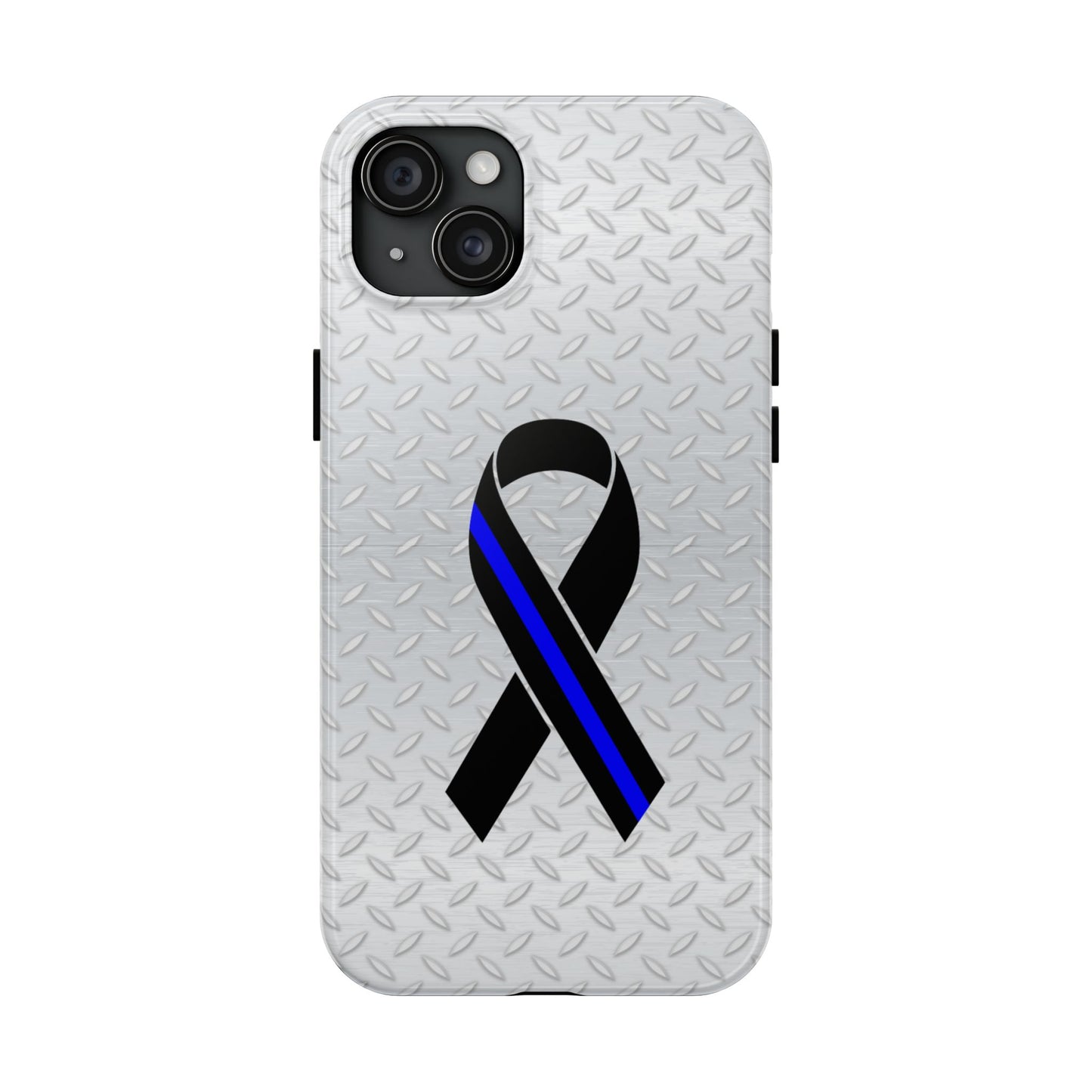 Blue Line Ribbon Tough Phone Cases