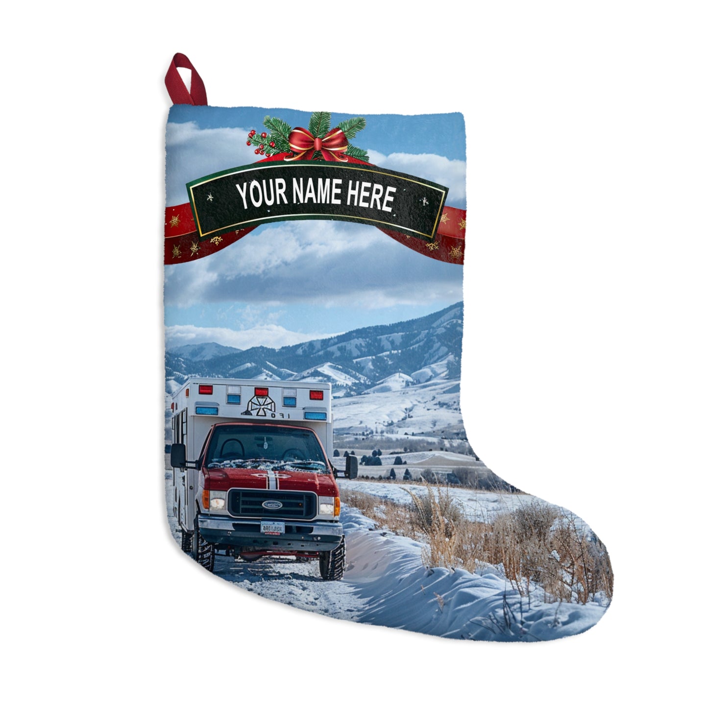 Ambulance & Mountains Stocking