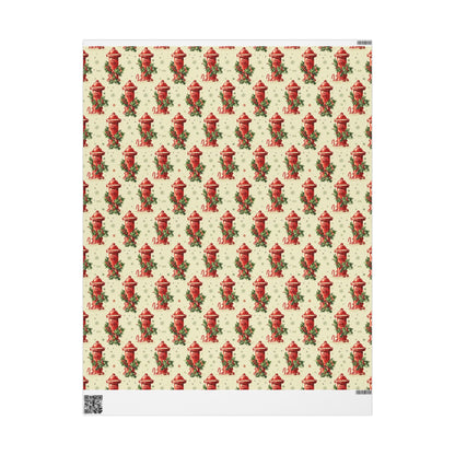 Fire Hydrants Wrapping Paper