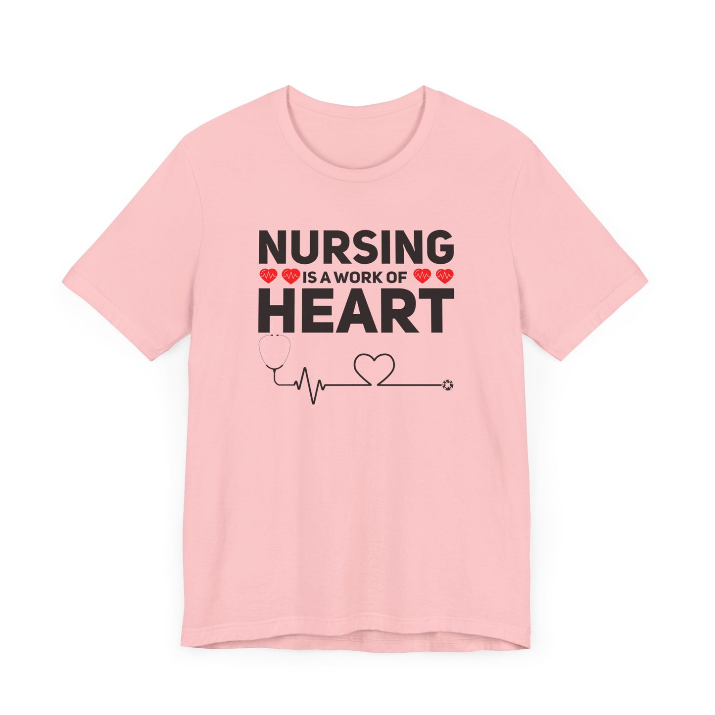 Nursing Is A Work Of Heart T-Shirt