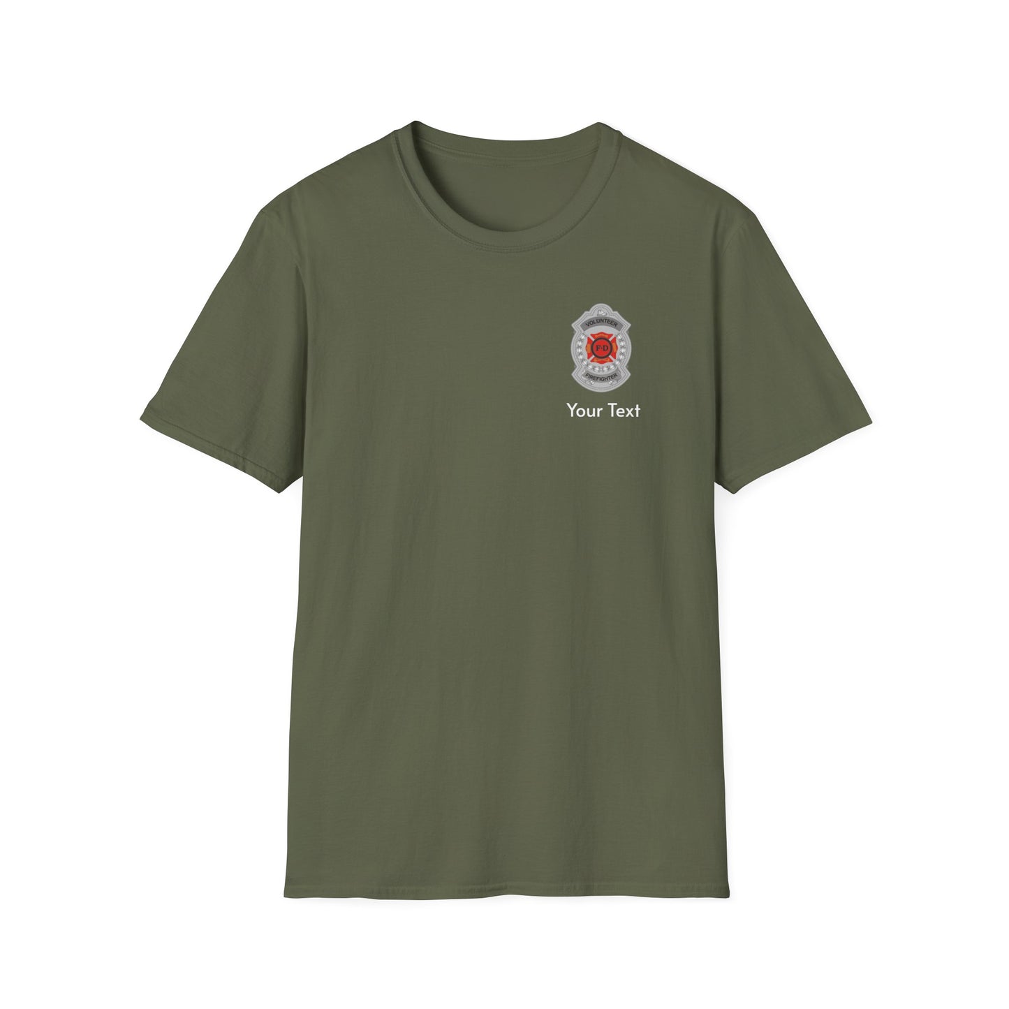 Volunteer Firefighter Badge T-Shirt