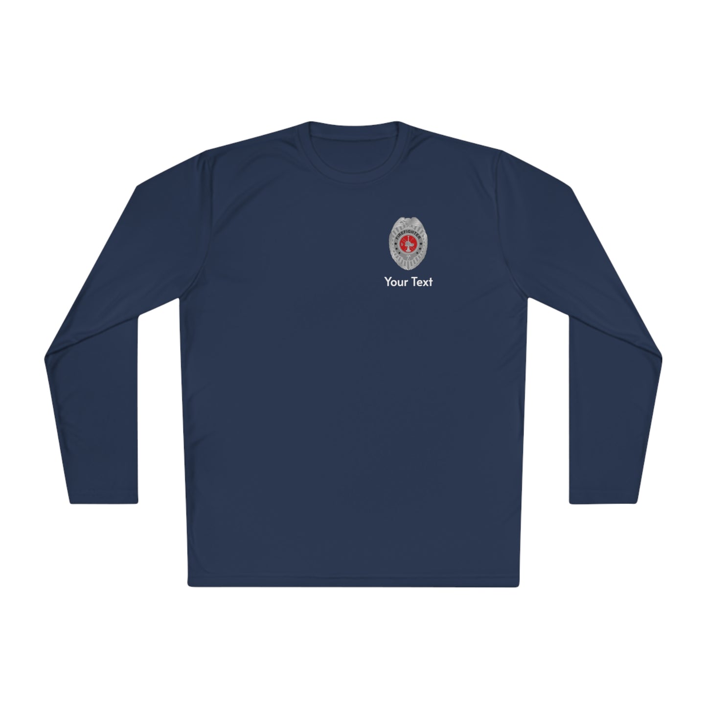 Firefighter Badge Long Sleeve Tee