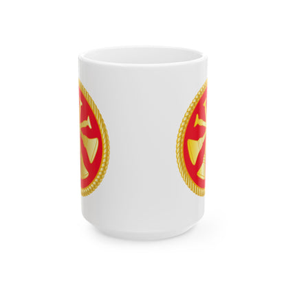 Rank - 4 Bugles - Red Mug