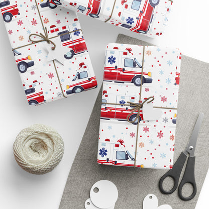 Ambulances Wrapping Paper