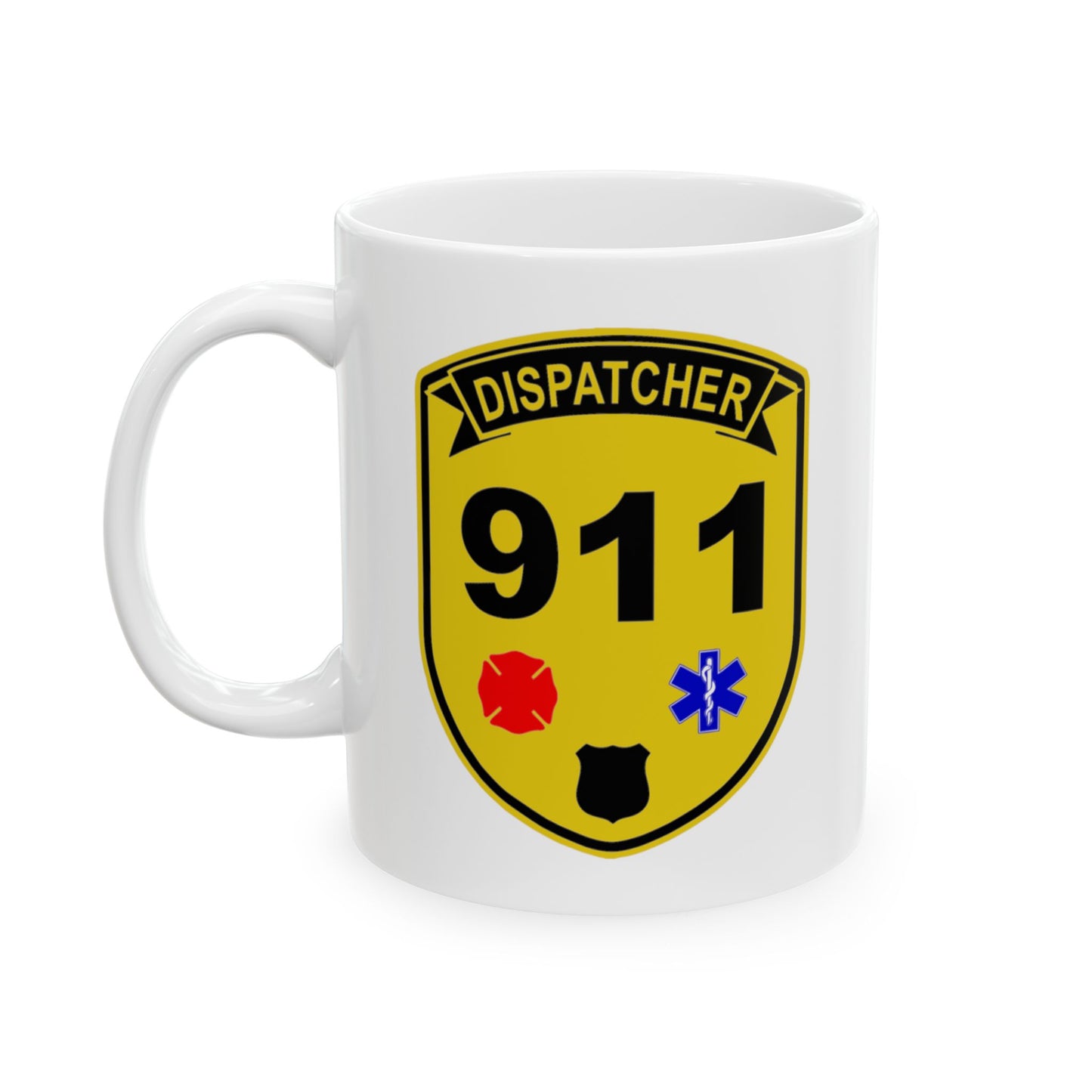 911 Dispatcher Patch Mug