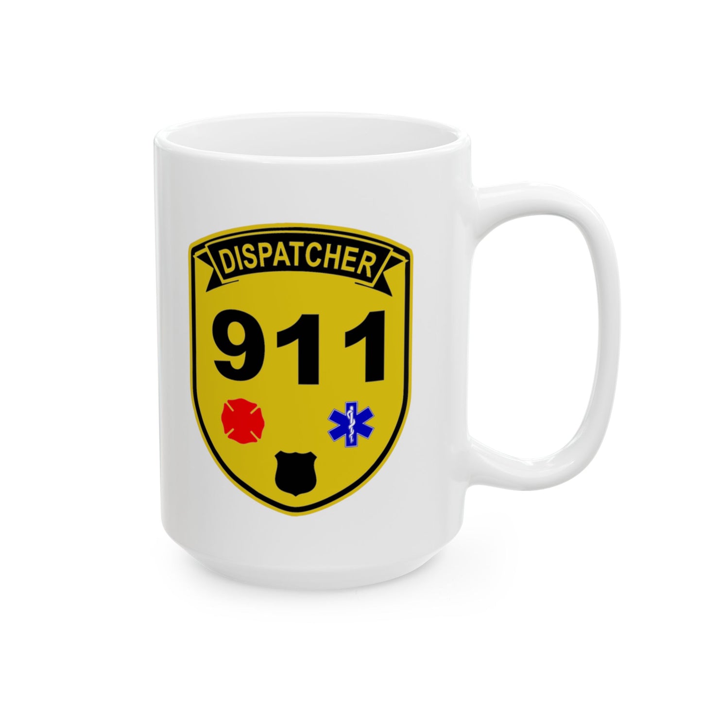 911 Dispatcher Patch Mug