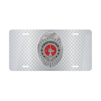 Firefighter Badge License Plate